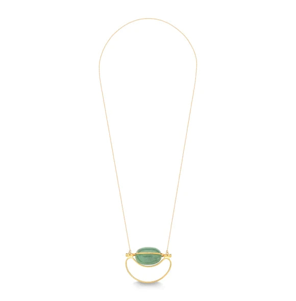 Green Quartz Necklace - Self Care | Maria Dolores