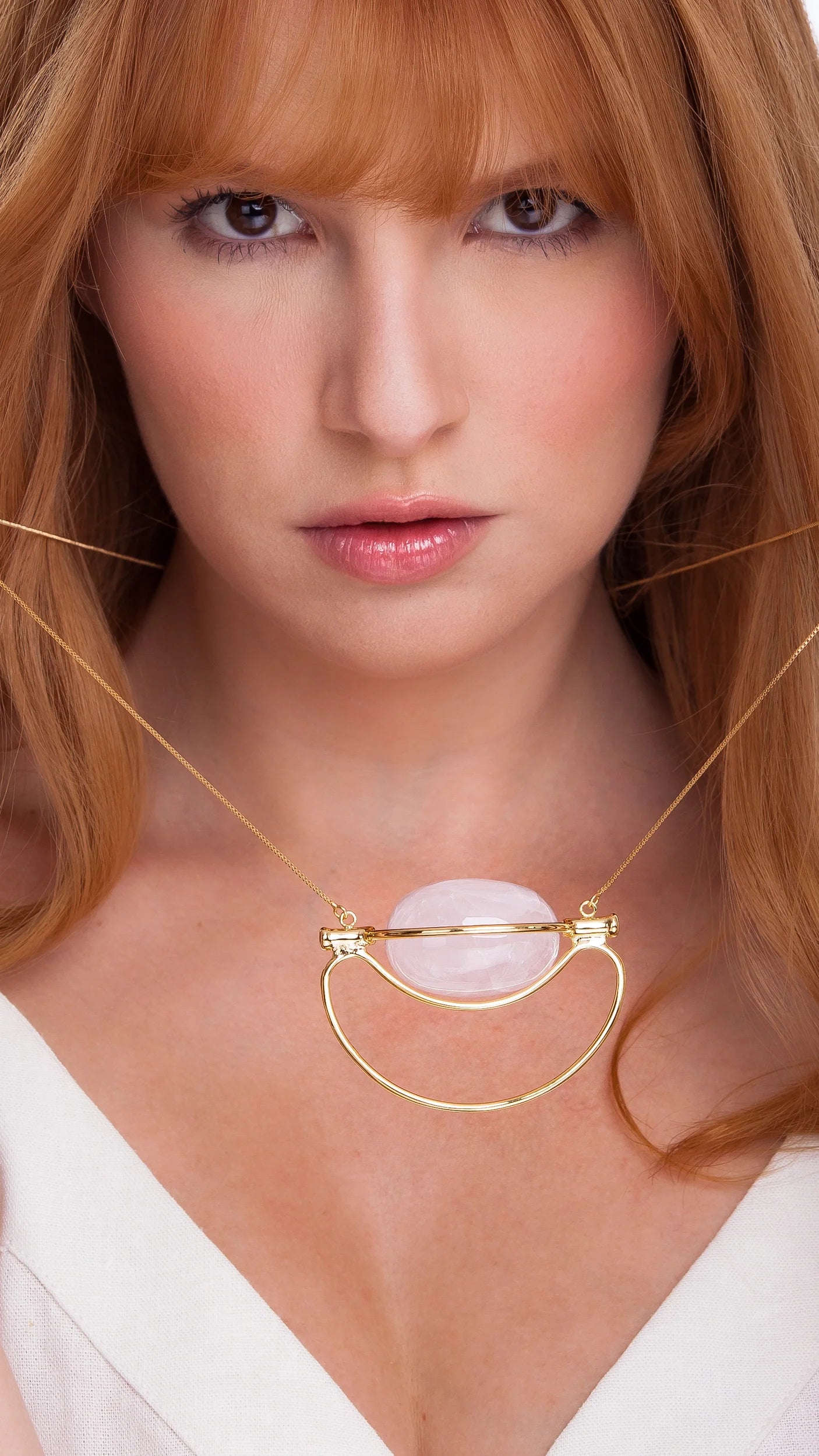 Pink Quartz Necklace - Self Care | Maria Dolores