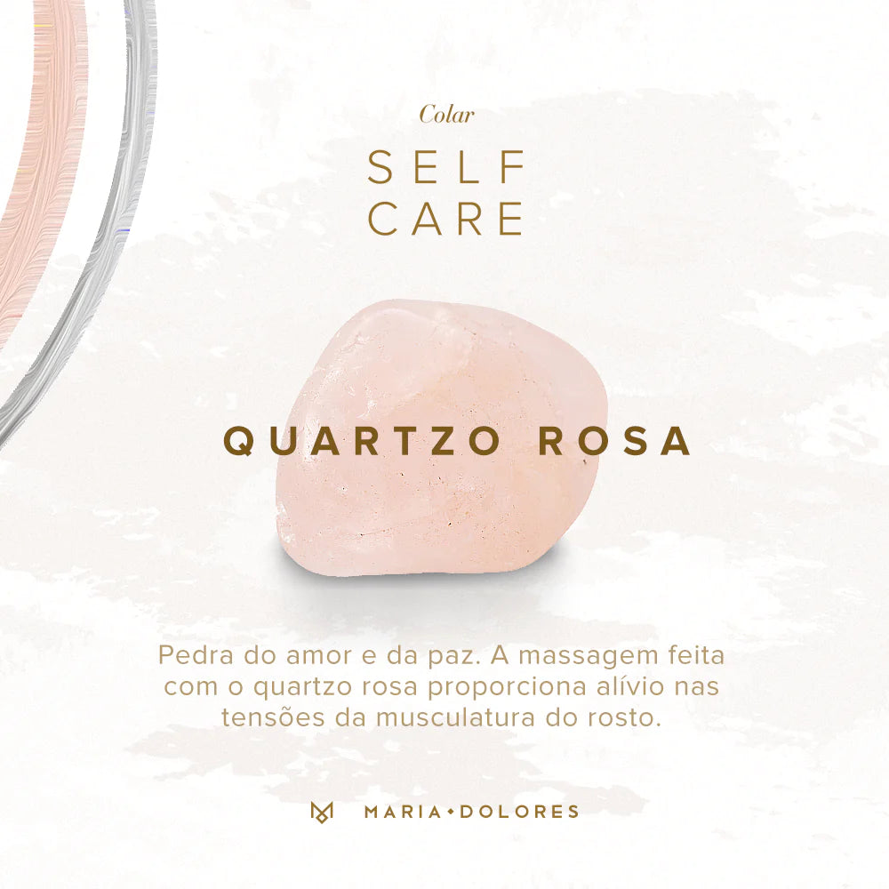 Pink Quartz Necklace - Self Care | Maria Dolores